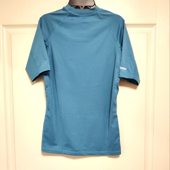Men's Volcom Rash Guard UPF 50+ Anti UV Swim Shirt Sz M - Picture 3 of 8